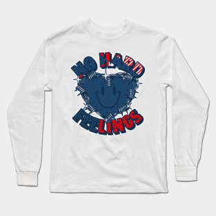 No Hard Feelings Valerian Blue Long Sleeve T-Shirt